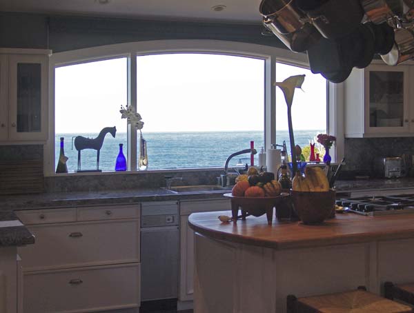 Kitchen looking west