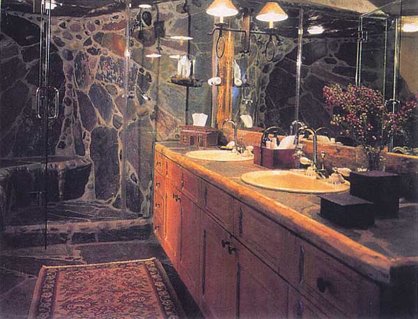 Log Cabin bath