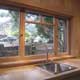 window over sink
